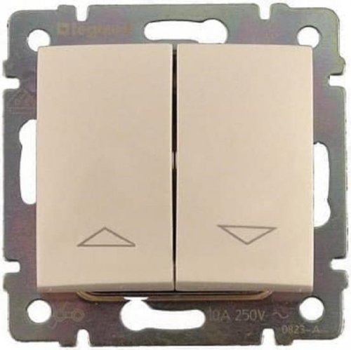 Выключатель жалюзи с фиксацией без рамки Legrand Valena 2-кл. слоновая кость фото Выключатель жалюзи с фиксацией без рамки Legrand Valena 2-кл. слоновая кость картинка